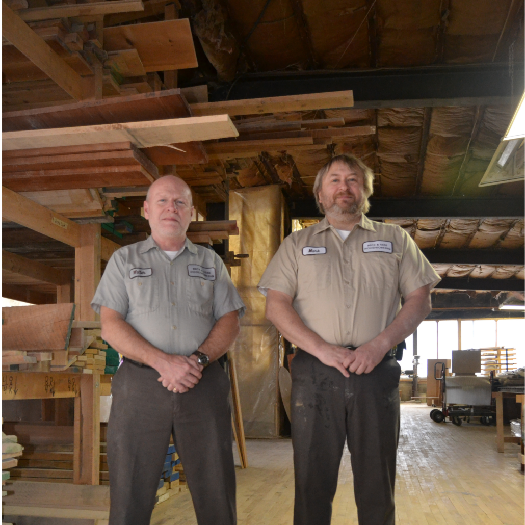 Walt Beck and Mark Ness of Beck & Ness Woodworking